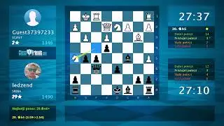 Chess Game Analysis: Guest37397233 - ledzend : 0-1 (By ChessFriends.com)