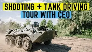 Tank Driving | Shooting Tour | BTR80 | AK47 | SVD | Tour with our CEO | Adventure Tours In Ukraine