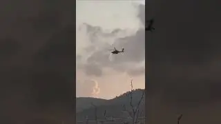 Israeli 'Apache' Helicopter intercept Hezbollah Drone With Its Autocannon