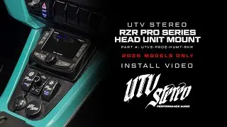 UTV Stereo '25 RZR&reg; Pro Series Head Unit Mount | Install Video