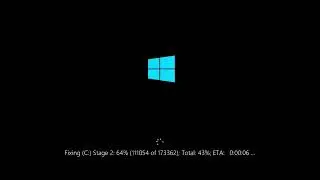 Evolution of Windows boot-time disk check screens