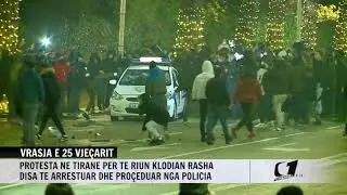 VRASJA E 25 VJE&Ccedil;ARIT, PROTESTA NE TIRANE PER TE RIUN KLODIAN RASHA