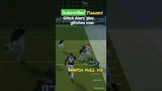 ☣☣Glitch alert/ this play glitches out man coverage. #madden #shorts