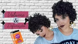 Como finalizar cachos 3b 3c com Volume e Definição / Creme Boom Volumão da SEDA || por Darlen Sousa