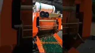 High-efficiency baling and wrapping machine to raise the new standard of agricultural packaging! 🌾✨