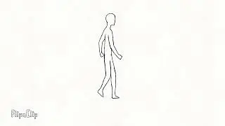 FlipaClip animation tutorial for a simple walk cycle 