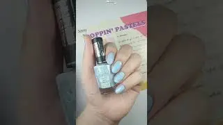 BLUE ICE from POPPIN' PASTELS by #SassyColors #swatch #shorts | honeycrunch321