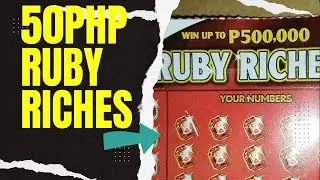 MAY BAGONG SCRATCH IT SA PCSO | RUBY RICHES P50