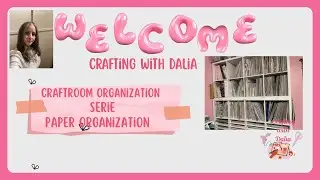 Craftroom organization series. Organizing papers part 1