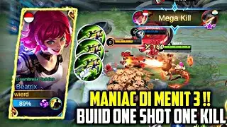 BUILD BEATRIX TERSAKIT 2021🔥| BEATRIX GAMEPLAY 2021 |MOBILE LEGEND BANG BANG