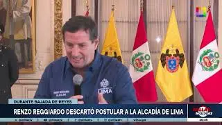 Willax Noticias - ENE 06 - RENZO REGGIARDO DESCART&Oacute; POSTULAR A LA ALCALD&Iacute;A DE LIMA | Willax
