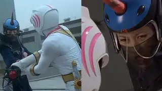 Sae vs Tsuetsue/Alyssa vs Toxica/Gaoranger vs PR Wild force Comparación