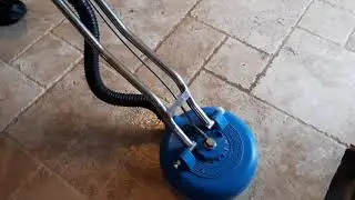 Travertine Cleaning With Turbo Hybrid