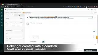 Zendesk - Parsing subject content like date and OrderID (LEAFWORKS)
