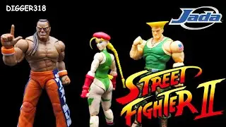 Cammy Cuile DeeJay Street Fighter II Jada Toys Action Figures Toy Review 4K