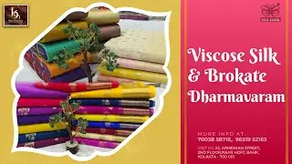 The Rise of Viscose Silk Sarees | Brokate Dharmavaram & New 2025 Collection | Kapoor Saree House