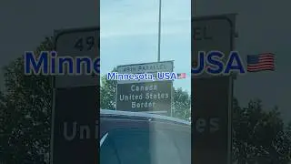 First roadtrip🚘 to USA🇺🇸 from Canada🇨🇦 #usa #canada #travel #summer #roadtrip