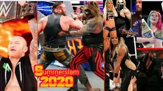 WWE SummerSlam 2020 Match Card Winner Results - Summer slam highlights
