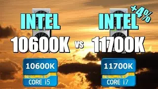 10600K vs 11700K - 2060S 💥 CSGO 💥 Fortnite 💥 PUBG 💥 GTAV 💥 Overwatch.
