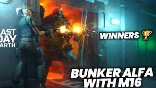 BUNKER ALFA RUN WITH 25% MORE DAMAGE ON M16 | GIVEAWAY WINNERS | LAST DAY ON EARTH SURVIVAL 