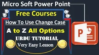 Change Case of Text in || MS PowerPoint || Change Text Capital to Small Letter #ITCEO