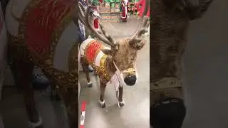 4.5&rsquo; Animated Reindeer from Home Depot #christmas2023