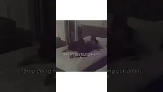 The way Jungkook checking out on Jimin first before going to his own bed🥺 #jimin #jungkook #jikook