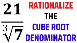Can you rationalize the Cube Root? | Fast & Easy Explanation