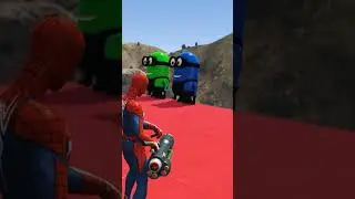Epic Spider-Man Ragdoll Fails in GTA 5! 😆 #FunnyMoments #SpiderMan #GTA5