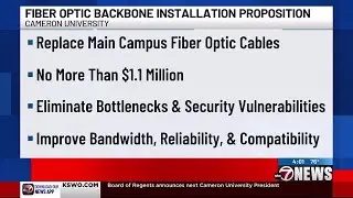 Cameron University&rsquo;s Board of Regents proposes new fix to campus&rsquo; internet connection issues