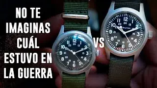 Un Hamilton de la guerra de Vietnam y el Hamilton actual.  Hamilton Khaki. Mi Yorch Style