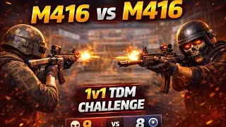 🔴 1 vs 1 TDM Challenge 🔥 M416 Only | 9 Score Clutch | BGMI Pro Fight