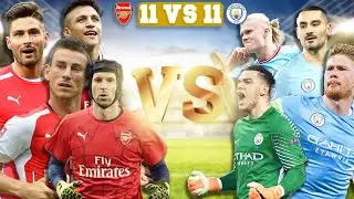 Arsenal Legends 🆚 Man.City Legends ( Cech,Koscielny,Sanchez,Giroud vs Ederson,Gundogan,De Bruyne)