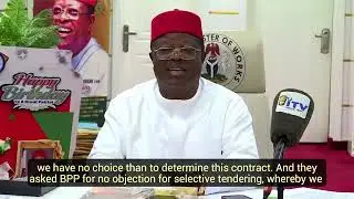 FEDERAL HIGHWAY  DEVELOPMENT: FEDERAL MINISTRY  OF WORKS  REVIEWS  PERFORMANCE OF JULIUS BERGER PLC,