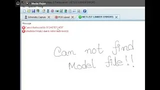 Can not find model file problem in proteus 8