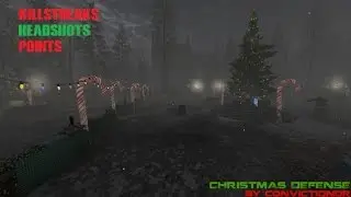 COD BO3 CUSTOM #31 - CHRISTMAS CHALLENGE, KILLSTREAK ON ZOMBIES - CHRISTMAS DEFENSE GAMEPLAY