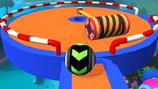 Sky Rolling Ball 3D, speedRun, Open Portal ios walkthrough ASMR run 