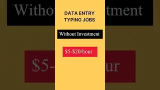 Data Entry and Typing Jobs without Investment| Earn $5&ndash;$20/hr on Hubstaff Talent