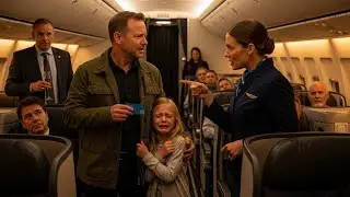 Single Dad Was Kicked Off First Class by a Flight Attendant — One Minute Later, She Was on Her Knees