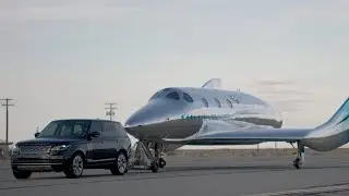 Range Rover Astronaut Edition supporting the reveal of Virgin Galactic&rsquo;s new Spaceship