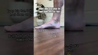 Short foot exercise for foot pain and flat feet #shorts #foothealth