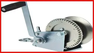 1500 Lb Marine Hand Winch With 20 Ft Strap For Smooth And Reliable Boat Loading