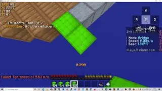 How to diagonal speed bridge - Minecraft 1.8.9