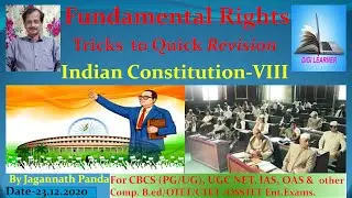 Fundamental Rights in Indian Constitution (Quick Revision)