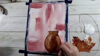 (18) Easy Acrylic Flowers in a Vase Painting / Acrylic Painting Tutorial