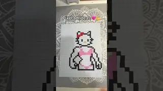 Pixel art ideas 🩷💪 #pixelartideas #sanrio #pixel #art #pixelart #diy #hellokitty #diy #hello