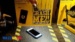 Demo of Rhinoshield Crash Guard Bumper Case and Screen Protector