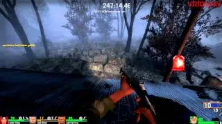 Left 4 Dead survival farmhouse wr-round test rendering slow mo