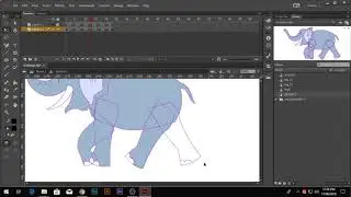 elephant walk cycle | Animation | Tutorial