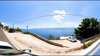 Omis-Podgora (Makarska Riviera) - VR timelapse RoadTrip